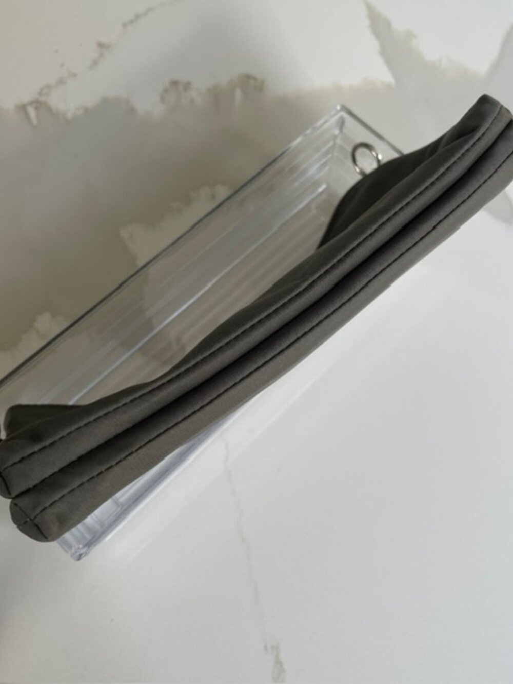 Lululemon Curved Wristlet in the highly sought-after Grey Sage neutral tone. - Picture 8 of 10